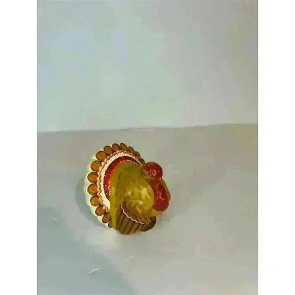 Vintage Hallmark Merry Miniatures Thanksgiving Figurine Set 1970s - Picture 9 of 12